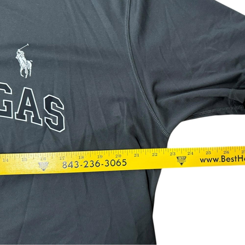 Polo Ralph Lauren Performance T Shirt Large Tall Gray Las Vegas Pony Logo - Picture 8 of 10
